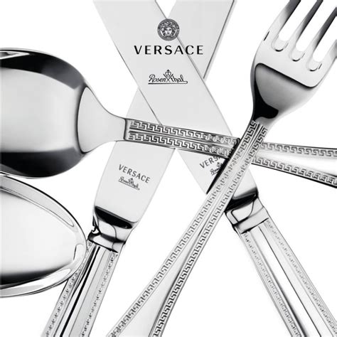 versace spoon 14k|Versace rosenthal cutlery.